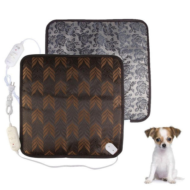 High Quality Classic Pet Dog Cat Waterproof Electric Heating Pad Heater Warmer Mat Bed Blanket PTSP