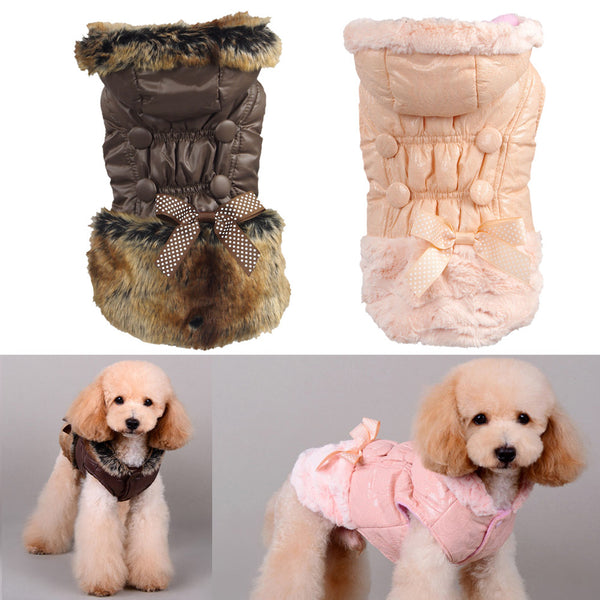 New Arrival Winter Dog Clothes Blend Dog Down Coat Puffy Jacket for Small Dogs Luxury High Quality Thick Warm Puppy Clothes