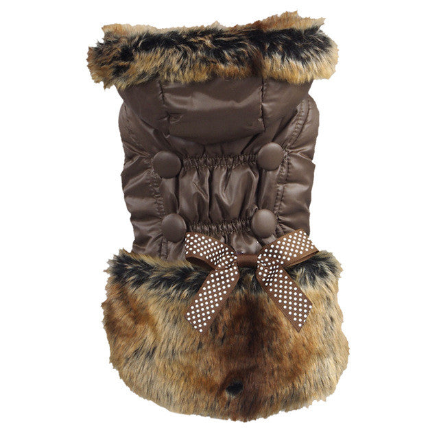 New Arrival Winter Dog Clothes Blend Dog Down Coat Puffy Jacket for Small Dogs Luxury High Quality Thick Warm Puppy Clothes
