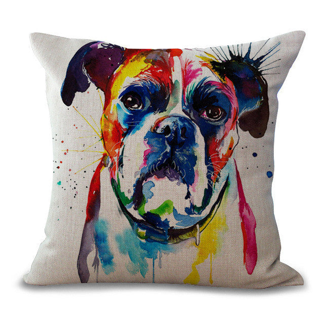 Bullfight Dog Pillow Cases