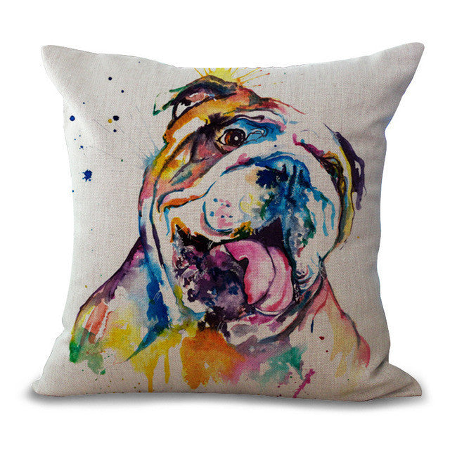 Bullfight Dog Pillow Cases