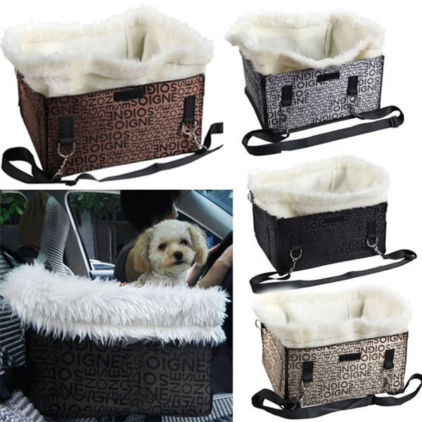New High Quality Pet Cat Dog Carriers Foldable Car Booster Seat Bag Tote Travel Bed For Dog
