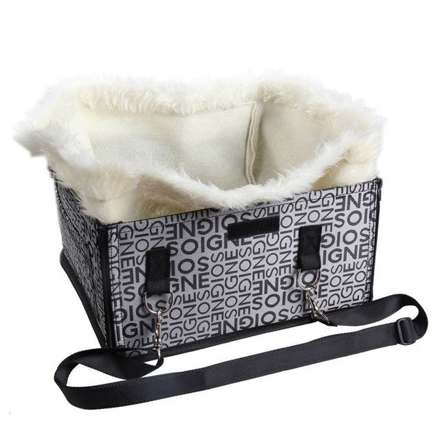 New High Quality Pet Cat Dog Carriers Foldable Car Booster Seat Bag Tote Travel Bed For Dog